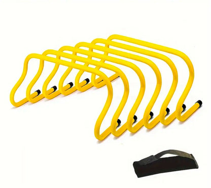 🚨 For Sale: Set of 5 Yellow Agility Hurdles with Carry Strap – Only $29! 🚨